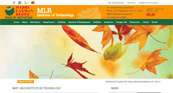 Desktop Screenshot of mlrinstitutions.ac.in